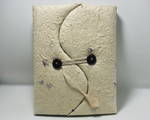 Handmade Lokta Paper Journal - Yogi Singing Bowl