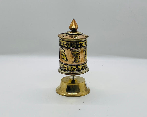 Desk Prayer Wheel Small - Yogi Singing Bowl