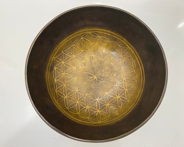 Flower of Life Singing Bowl - Yogi Singing Bowl