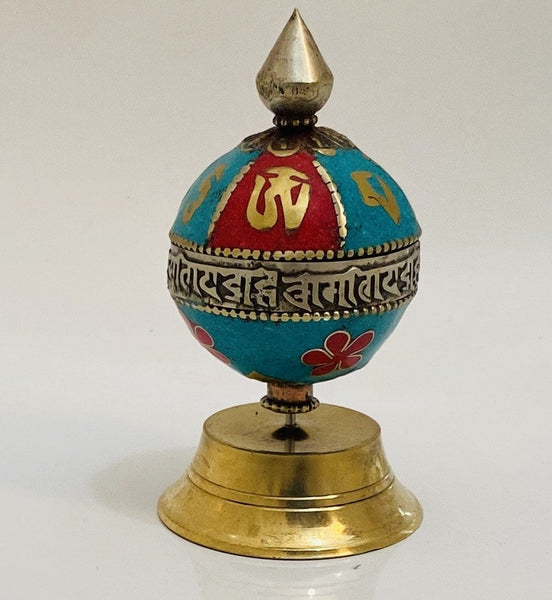 Globe Prayer Wheel - Yogi Singing Bowl