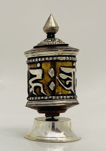 Desk Prayer Wheel Small - Yogi Singing Bowl